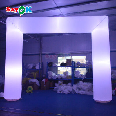 Portable Outdoor Inflatable LED Arch for Events Parties Advertisings