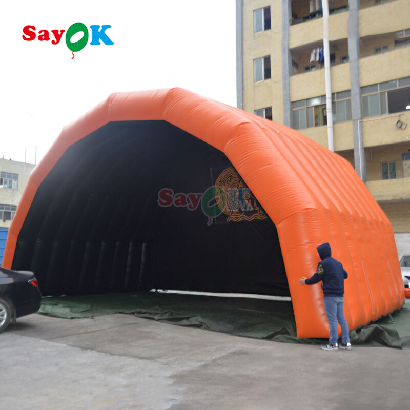 Commercial PVC Inflatable Stage Cover Air Tent for Outdoor Events 10mx6mx6mH with Durable 0.4mm PVC Tarpaulin and Weather-Resistant Design